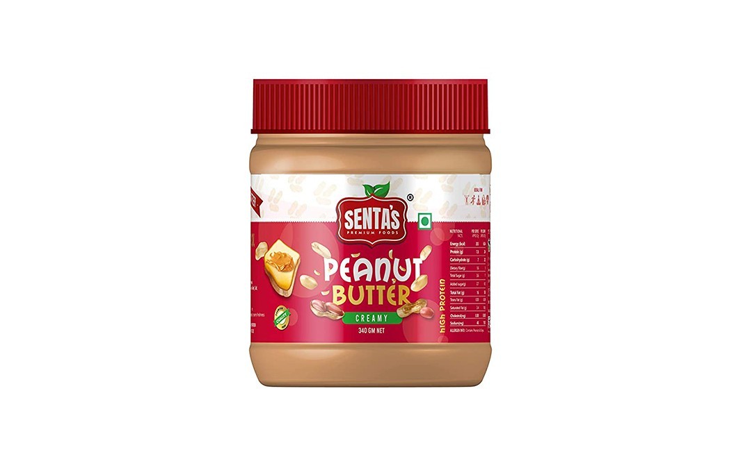 Senta's Peanut Butter Creamy    Plastic Jar  340 grams